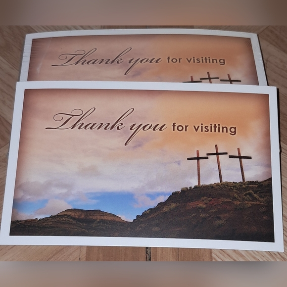 BROADMAN Church Supplies Other - OUTREACH POSTCARDS Thank You for Visiting